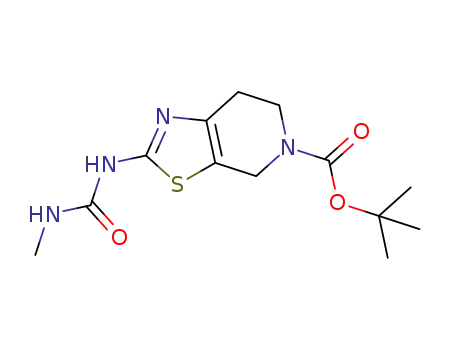 2-(3-methyl-ureido)-6,7-dihydro-4H-thiazolo[5,4-c]pyridine-5-carboxylic acid tert-butyl ester