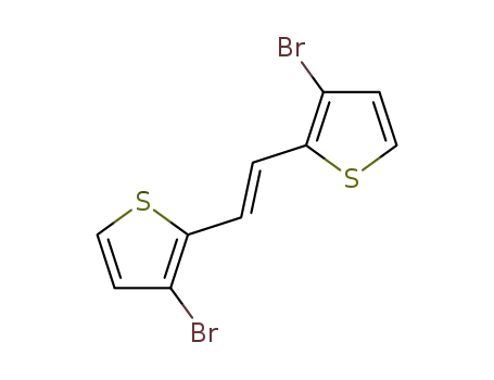Molecular Structure of 40032-88-0 ((E)-1,2-bis(3-bromothiophen-2-yl)ethene)