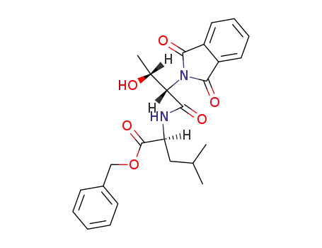 <i>N</i>-(<i>N</i>,<i>N</i>-phthaloyl-L-threonyl)-L-leucine-benzyl ester
