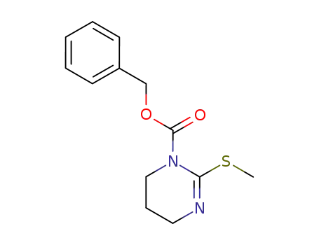1(4H)-Pyrimidinecarboxylic acid, 5,6-dihydro-2-(methylthio)-,
phenylmethyl ester