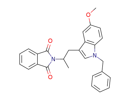 2-[2-(1-Benzyl-5-methoxy-1H-indol-3-yl)-1-methyl-ethyl]-isoindole-1,3-dione