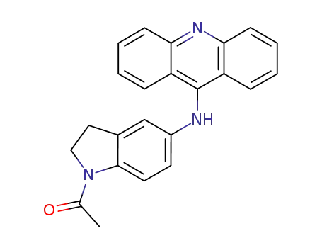 1H-Indol-5-amine, 1-acetyl-N-9-acridinyl-2,3-dihydro-