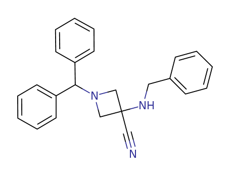3-Azetidinecarbonitrile, 1-(diphenylmethyl)-3-[(phenylmethyl)amino]-