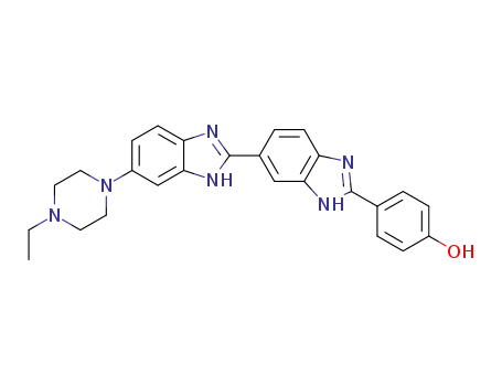 5-(4-ethylpiperazin-1-yl)-2-[2′-(4-hydroxyphenyl)-5′-benzimidazolyl]benzimidazole