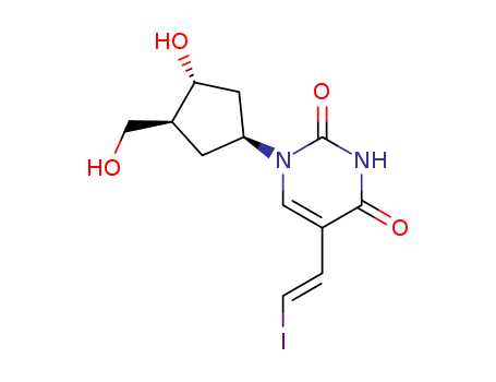 rel-1-[(1R,3S,4R)-3-Hydroxy-4-(hydroxymethyl)cyclopentyl]-5-[(1E)-2-iodoethenyl]-2,4(1H,3H)-pyrimidinedione