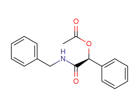 Molecular Structure of 188025-26-5 (S(+)-N-benzyl-O-acetyl mandelamide)