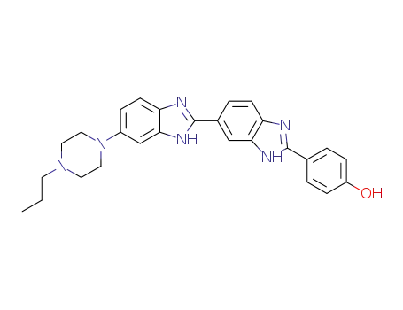 5-(4-propylpiperazin-1-yl)-2-[2′-(4-hydroxyphenyl)-5′-benzimidazolyl]benzimidazole