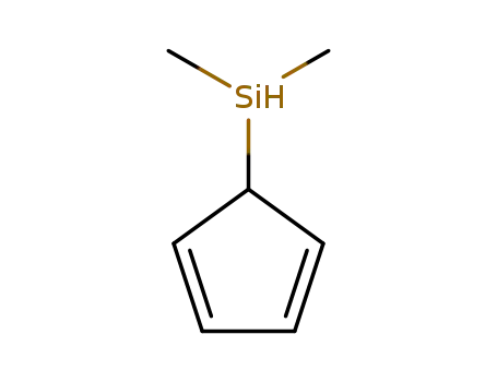 Molecular Structure of 83303-35-9 (cyclopentadienyldimethylsilane)