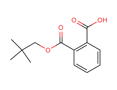 Molecular Structure of 83646-70-2 (1,2-Benzenedicarboxylic acid, mono(2,2-dimethylpropyl) ester)