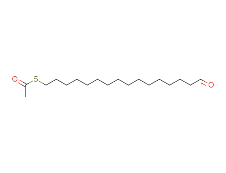 Molecular Structure of 651034-08-1 (Ethanethioic acid, S-(16-oxohexadecyl) ester)