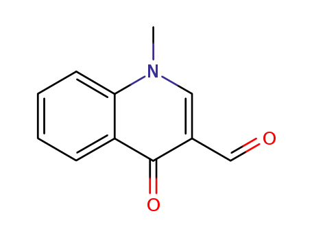 Molecular Structure of 70027-78-0 (1-Methyl-4-oxo-1,4-dihydroquinoline-3-carbaldehyde)