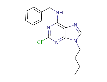 N-benzyl-9-butyl-2-chloro-9H-purin-6-amine