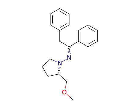 Molecular Structure of 107538-62-5 ((+)-(S)-1-(1,2-diphenyl-ethylideneamino)-2-methoxymethyl pyrrolidine)