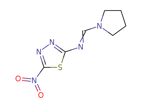 1-[<i>N</i>-(5-nitro-[1,3,4]thiadiazol-2-yl)-formimidoyl]-pyrrolidine