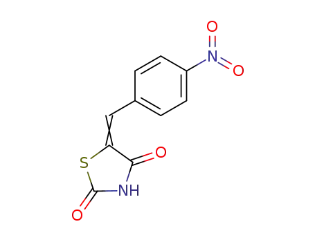 Molecular Structure of 34301-40-1 (5-[(4-nitrophenyl)methylene]-1,3-thiazolane-2,4-dione)