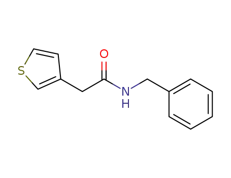 Molecular Structure of 940741-63-9 (N-benzyl-2-(thiophen-3-yl)acetamide)