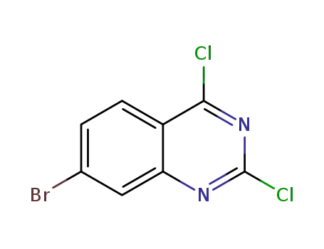 Molecular Structure of 959237-68-4 (2,4-DICHLORO-7-BROMOQUINAZOLINE)