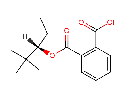 phthalic acid mono-((<i>S</i>)-1-ethyl-2,2-dimethyl-propyl ester)
