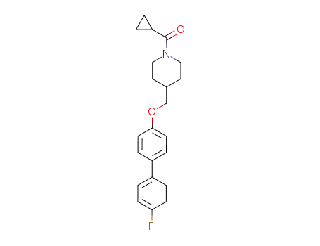 Cyclopropyl-[4-(4'-fluoro-biphenyl-4-yloxymethyl)-piperidin-1-yl]-methanone