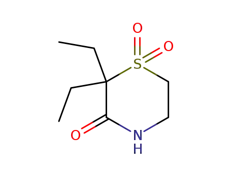 2,2-Diethyl-3-thiomorpholinone 1,1-dioxide