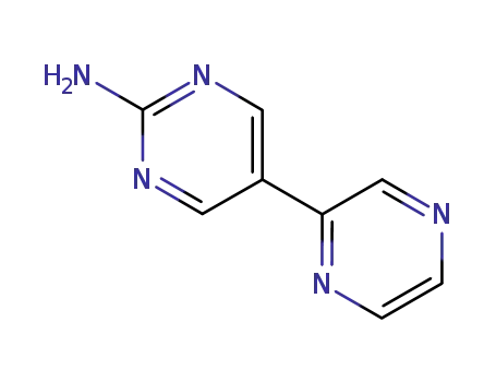 2-amino-5-pyrazinylpyrimidine