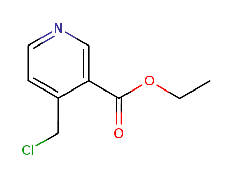 Molecular Structure of 94015-09-5 (Ethyl 4-(chloroMethyl)nicotinate)