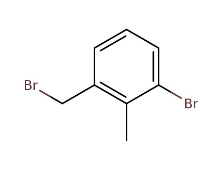 Molecular Structure of 112299-62-4 (1-Bromo-3-(bromomethyl)-2-methylBenzene)