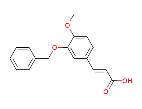 3-(3-(Benzyloxy)-4-methoxyphenyl)acrylic acid