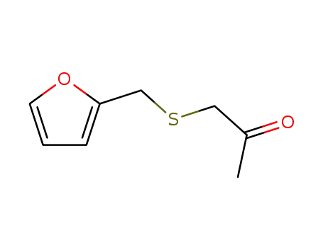 Molecular Structure of 58066-86-7 ((2-FURFURYLTHIO)ACETONE)