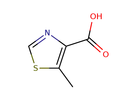 Molecular Structure of 120237-76-5 (5-METHYL-1,3-THIAZOLE-4-CARBOXYLIC ACID)
