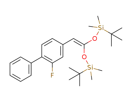 Molecular Structure of 1279100-90-1 (C<sub>26</sub>H<sub>39</sub>FO<sub>2</sub>Si<sub>2</sub>)