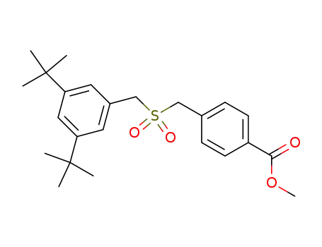 4-(3,5-Di-tert-butyl-phenylmethanesulfonylmethyl)-benzoic acid methyl ester