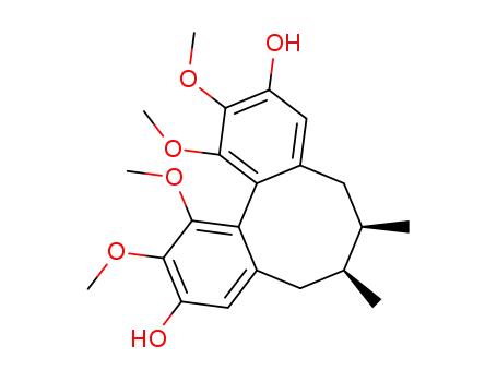 Molecular Structure of 66280-25-9 (gomisin J)