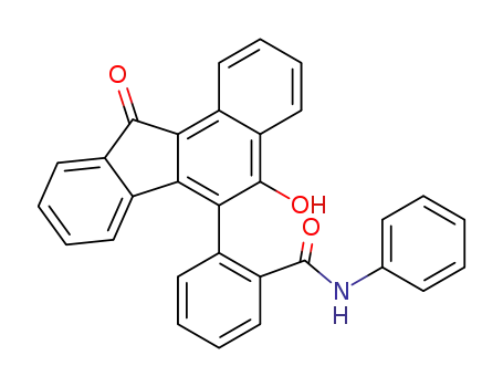 2-(5-hydroxy-11-oxo-11<i>H</i>-benzo[<i>a</i>]fluoren-6-yl)-benzoic acid anilide