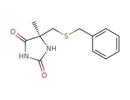 2,4-Imidazolidinedione, 5-methyl-5-[[(phenylmethyl)thio]methyl]-, (5S)-