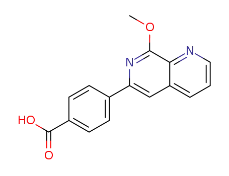 6-(4-carboxyphenyl)-8-methoxy-1,7-naphthyridine