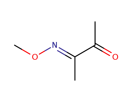 Molecular Structure of 69740-32-5 (2,3-Butanedione, mono(O-methyloxime), (E)- (9CI))