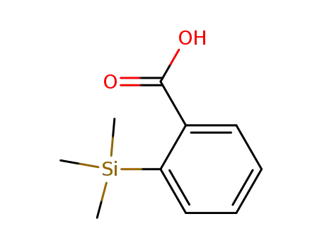 Molecular Structure of 15290-27-4 (Benzoic acid, 2-(trimethylsilyl)-)