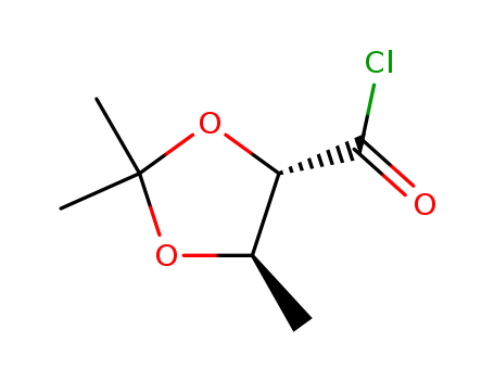 1,3-DIOXOLANE-4-CARBONYL CHLORIDE,2,2,5-TRIMETHYL-,(4S,5R)-CAS