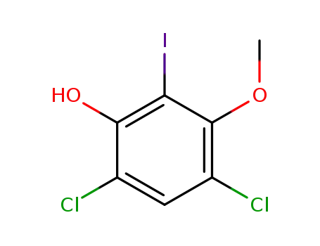 4,6‐dichloro‐2‐iodo‐3‐methoxyphenol