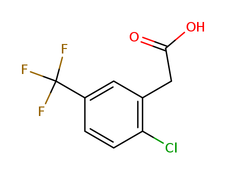 2-[2-Chloro-5-(trifluoromethyl)phenyl]acetic acid cas no. 22893-39-6 98%