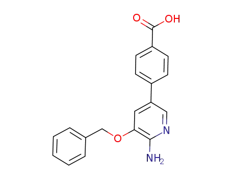 4-(6-amino-5-benzyloxy-pyridin-3-yl)-benzoic acid