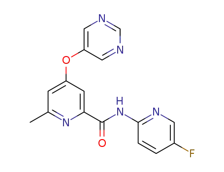 N-(5-fluoropyridin-2-yl)-6-methyl-4-(pyrimidin-5-yloxy)picolinamide