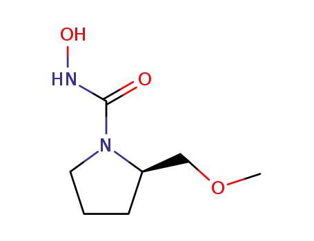 1-Pyrrolidinecarboxamide, N-hydroxy-2-(methoxymethyl)-, (R)-