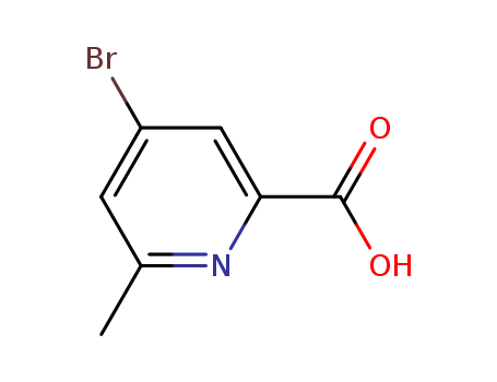 4-Bromo-6-methylpyridine-2-carboxylic acid                                                                                                                                                              