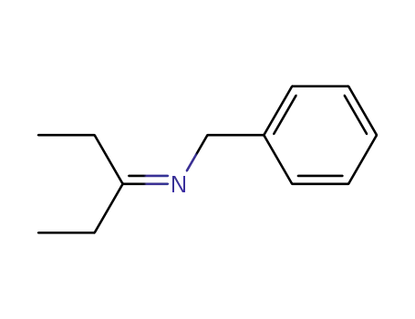 Benzenemethanamine, N-(1-ethylpropylidene)-