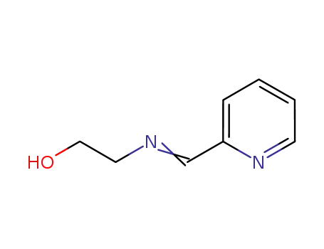 Molecular Structure of 105516-38-9 (Ethanol, 2-[(2-pyridinylmethylene)imino]- (9CI))