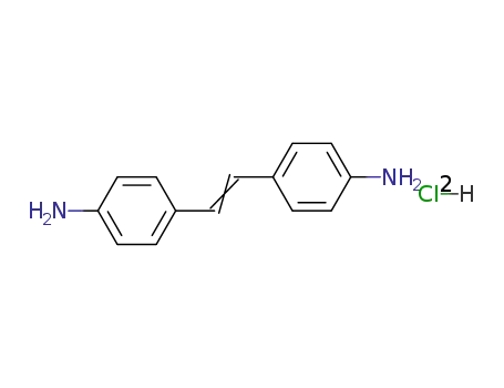 Molecular Structure of 54760-75-7 (4,4'-DIAMINOSTILBENE DIHYDROCHLORIDE)
