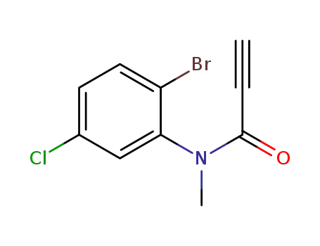 N-(2-bromo-5-chlorophenyl)-N-methylpropiolamide