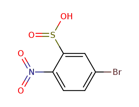 Molecular Structure of 2928-94-1 (5-Brom-2-nitro-benzolsulfinsaeure)